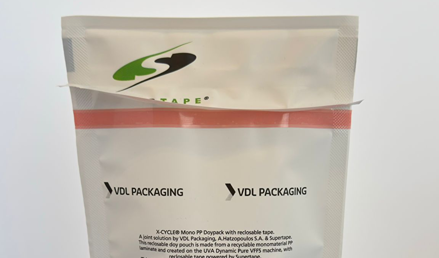 Fully recyclable resealable Doypack through smart supply chain collaboration