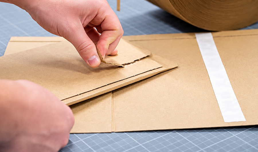 Easy opening of cardboard packaging